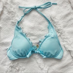 Victoria’s Secret Baby Blue Bikini Top NWOT